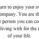 Love Your Own Company Quotes